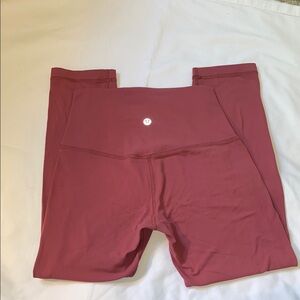 lululemon athletica align leggings mulled wine